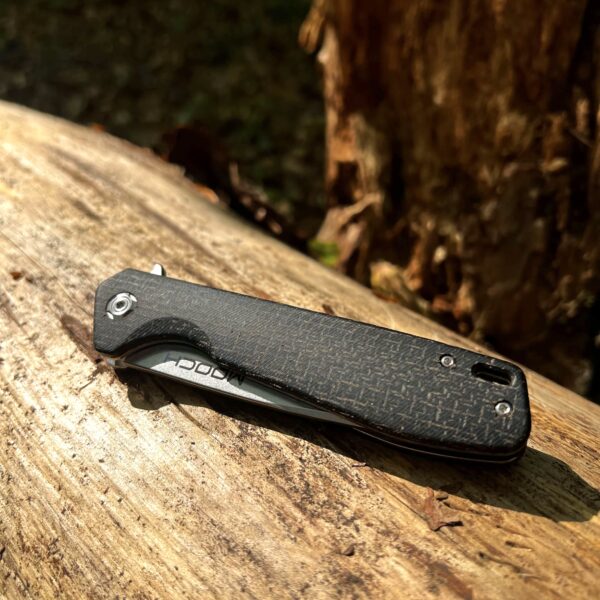 MOOCH Burlap Micarta Folding Knife