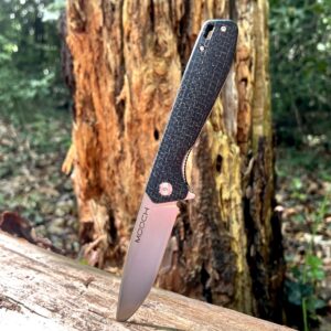 MOOCH Burlap Micarta Folding Knife